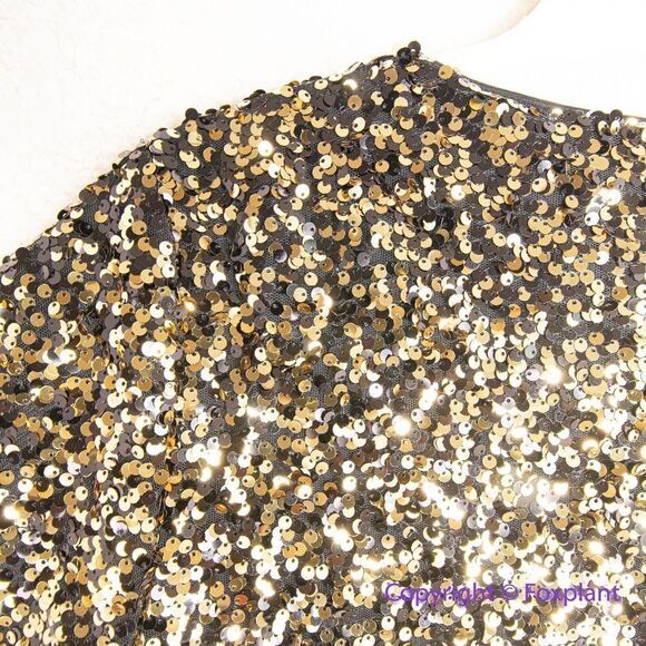 NEW City Chic Sequin Cocktail glam‎ mini Dress, color gold, plus size 20 - Picture 13 of 15